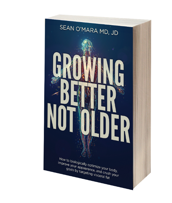 Growing Better Not Older book cover, 3D render